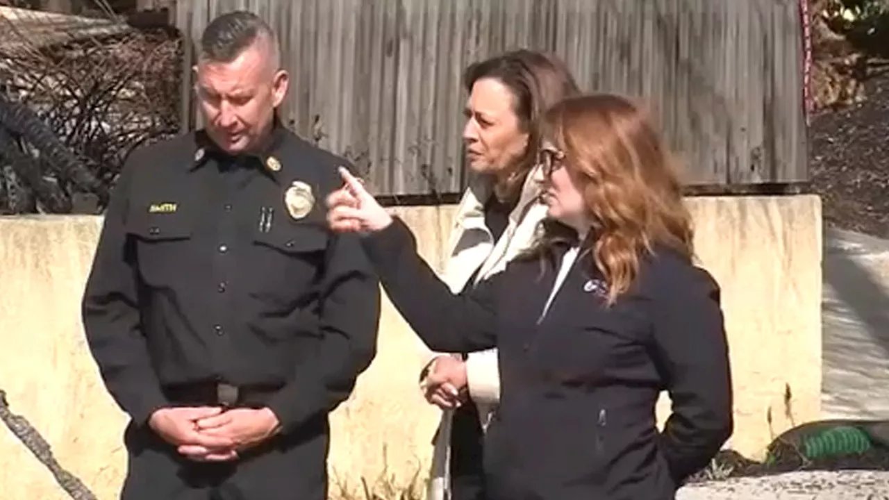 Kamala Harris Tours California Wildfire Damage, Calls for Climate Resilience