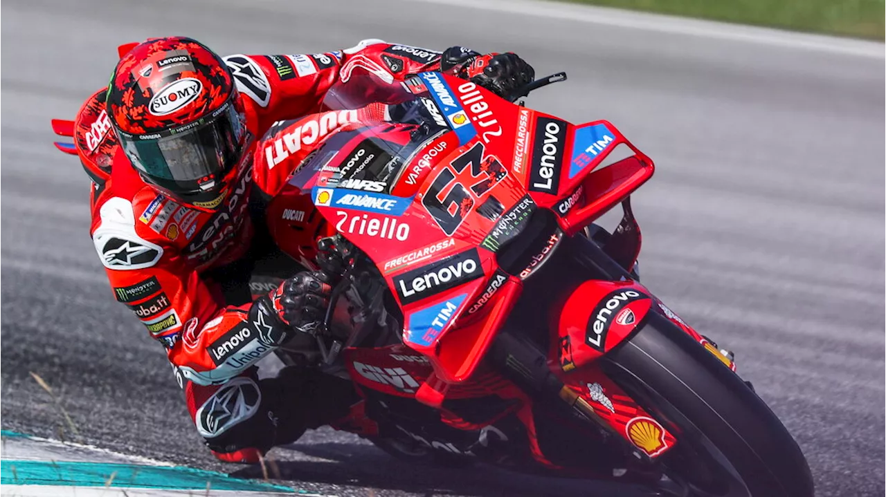 MotoGP, a Sepang Bagnaia promuove la Ducati: 'Tre giorni positivi'