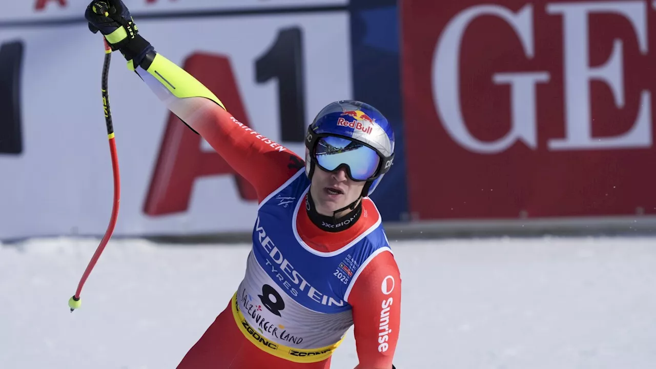 Odermatt Wins Gold in Men's Super-G at Alpine Skiing World Championships