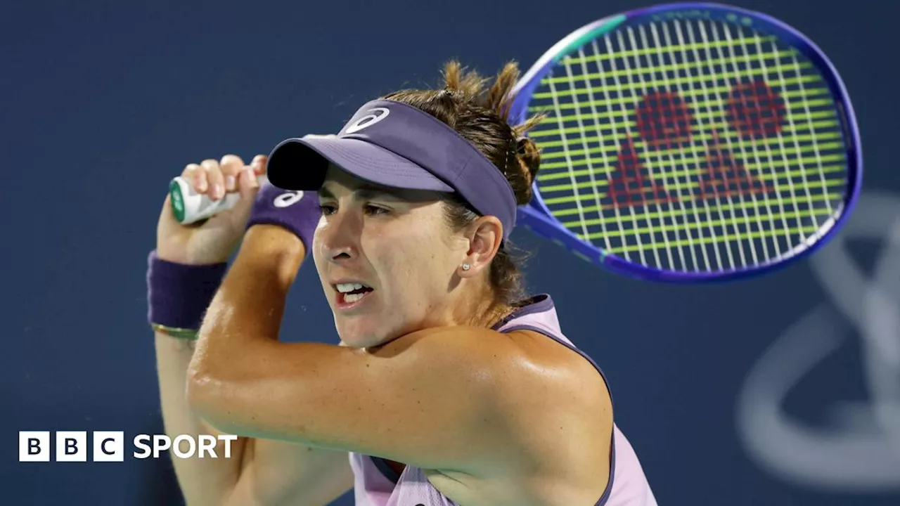 Belinda Bencic Triumphs in Abu Dhabi, Reaches First Final Since Maternity Leave