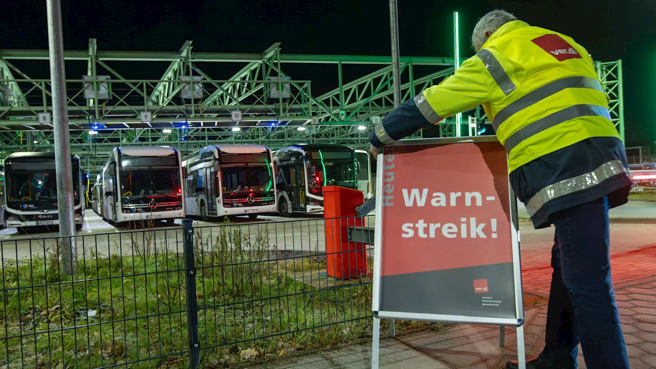 Fährt ihr Bus noch? Der Warnstreik in Hamburg im Überblick