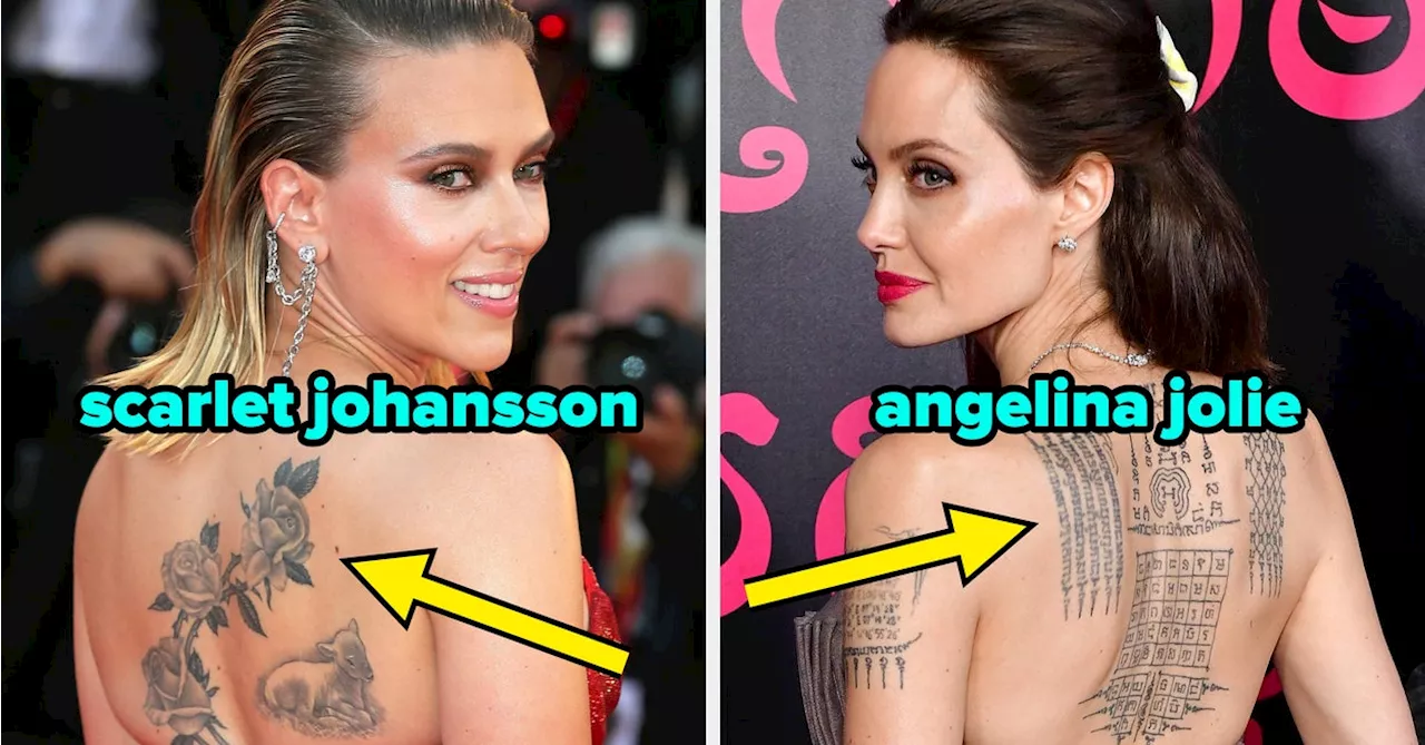 Celebrities With Bold Tattoos on Their Backs