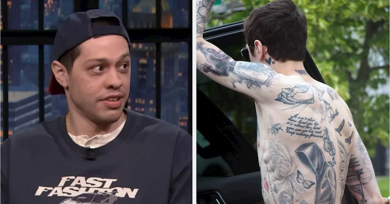 Pete Davidson Reveals Grueling Tattoo Removal Process