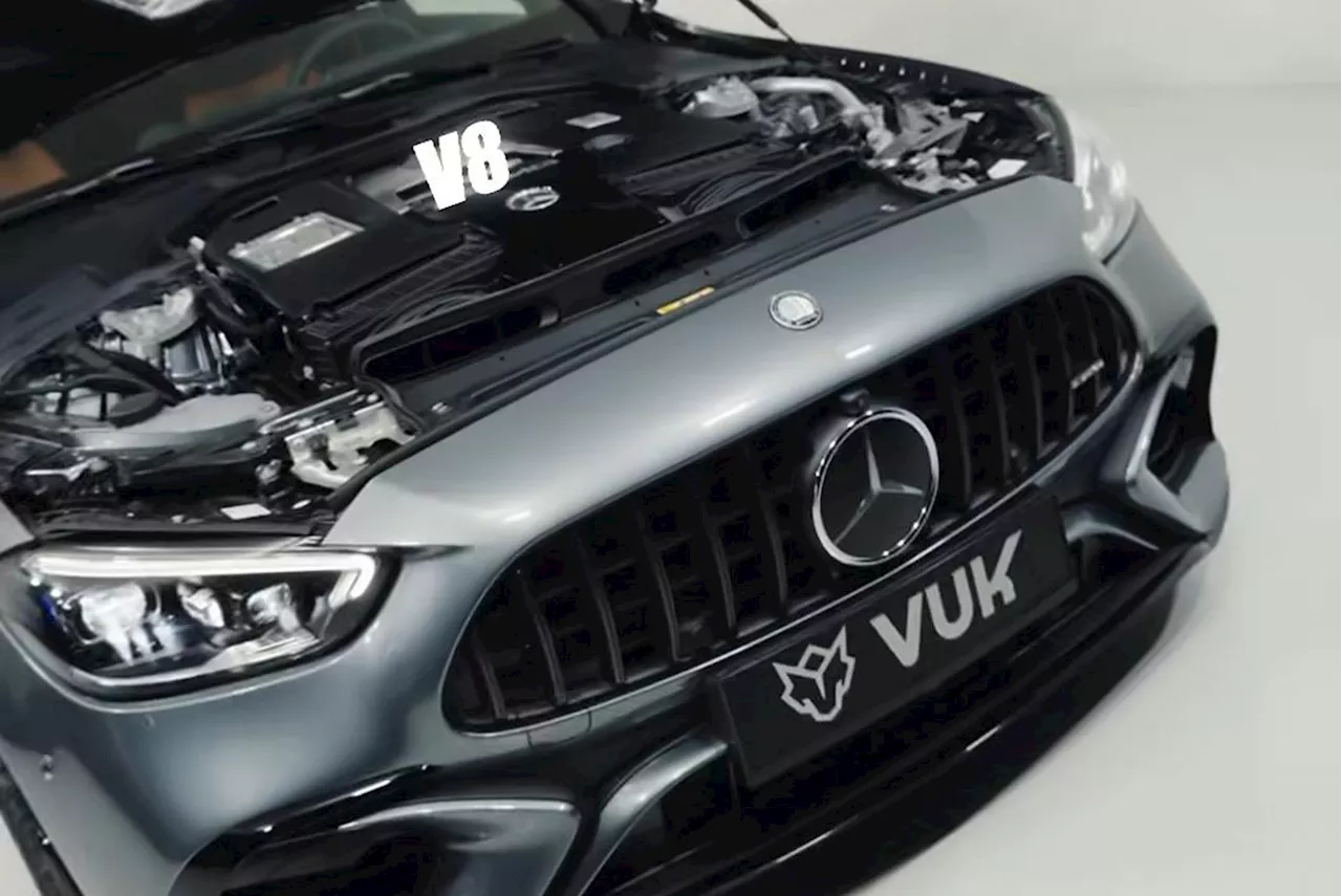 VUK Automobile Replaces C-Class PHEV's Engine With V8, Calls It 'The Way It Should Be'