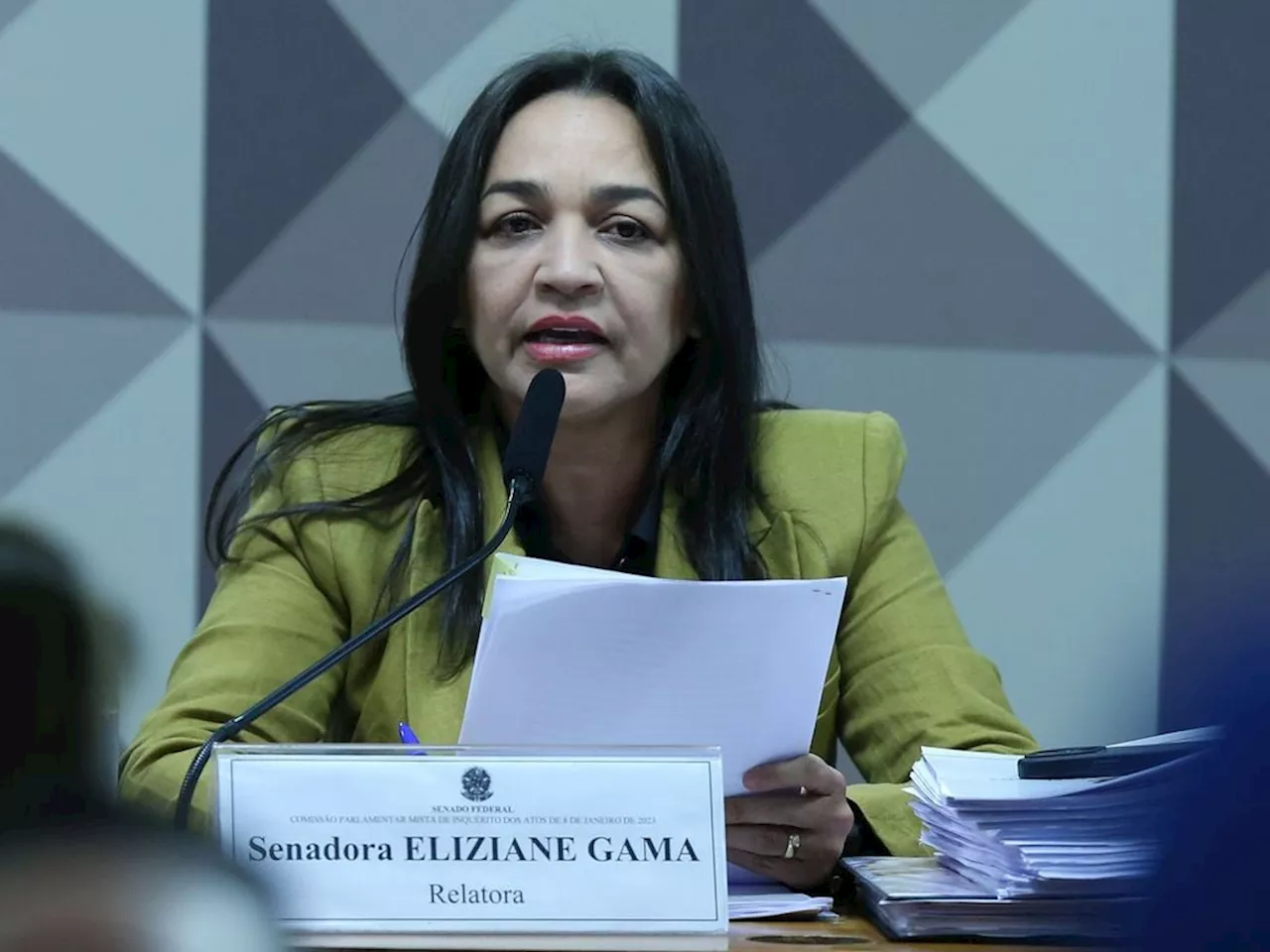 Senadora Eliziane Gama Rebate Hugo Motta e Afirma que Bolsonaro Liderou Golpe de 8 de Janeiro