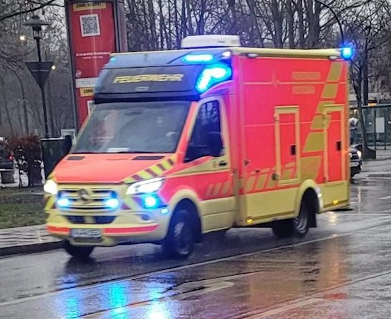 Verkehrsunfall auf der Nuthestraße in Potsdam