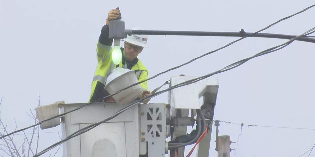 After Months of Darkness, Condo Residents Celebrate Return of Outdoor Lights