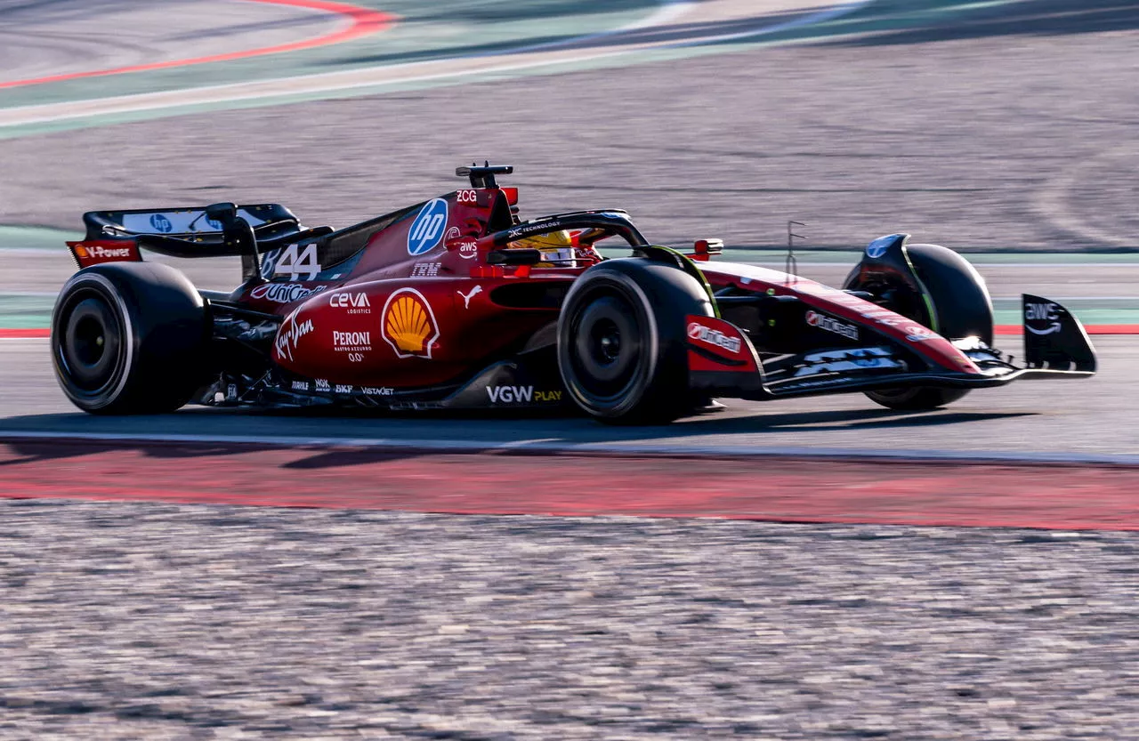 Lewis Hamilton Completes Final Ferrari TPC Test Days Ahead of 2023 Season