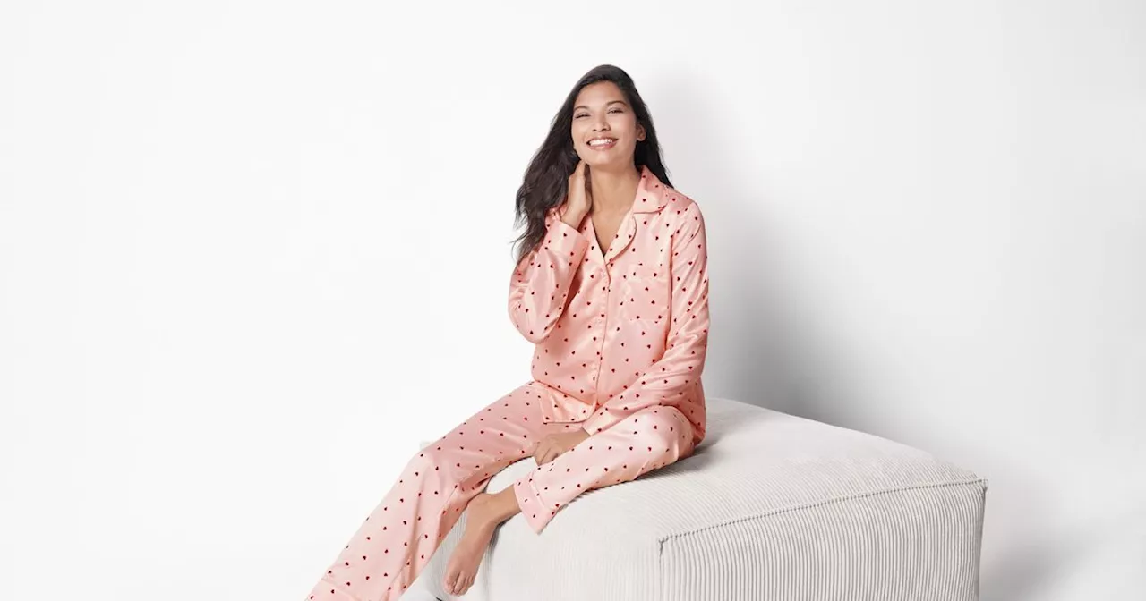 Lidl's £9 satin Valentine's Day pyjamas are similar to sold out £80 Skims pair