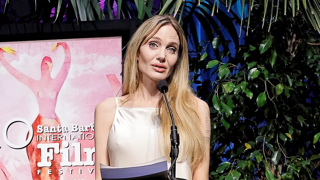 Angelina Jolie recalls late mother watching her father Jon Voight 'win an Oscar with the other...