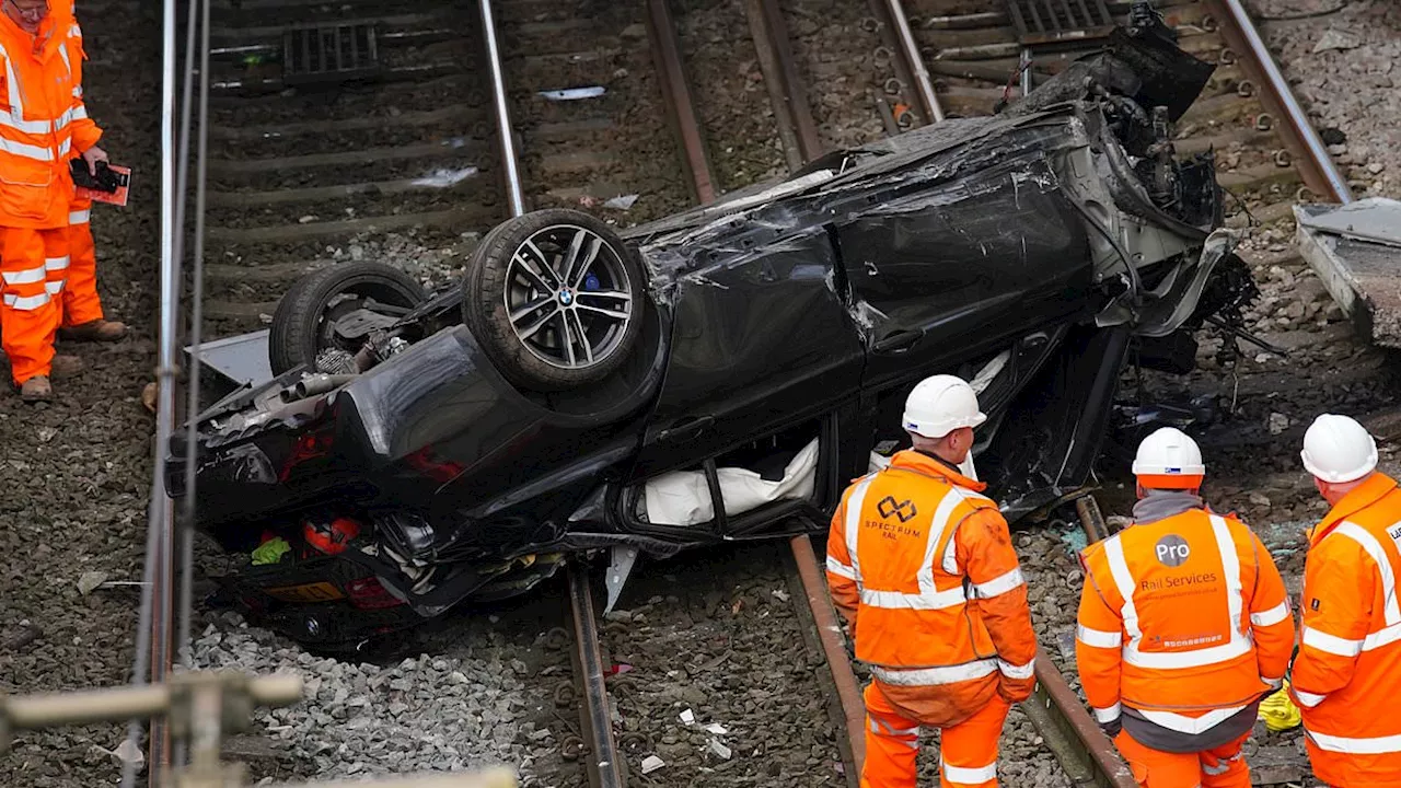 Major Rail Disruption After Car Crashes onto Tracks Between Liverpool and Manchester