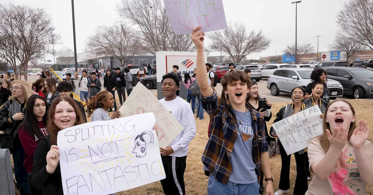 Keller ISD Students Walk Out in Protest of Proposed District Split