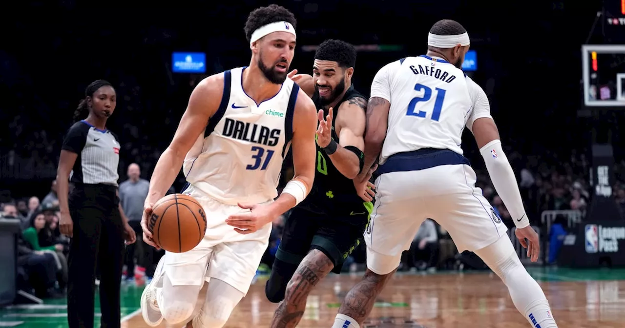 Mavericks' Thompson Leads Team to Victory Over Celtics in Doncic-less Era