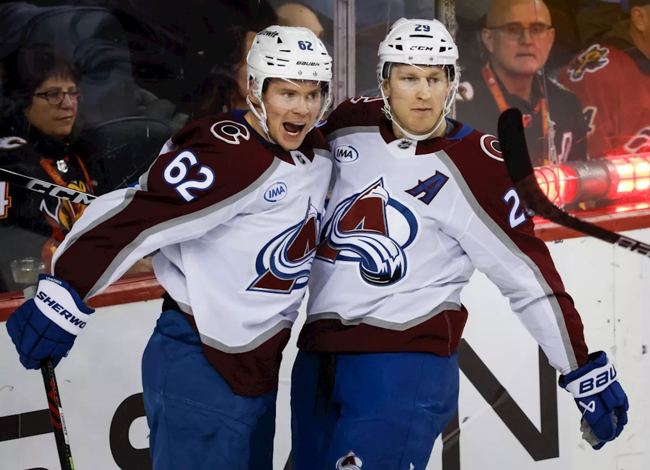 Nathan MacKinnon, Martin Necas help Avalanche roll in Calgary