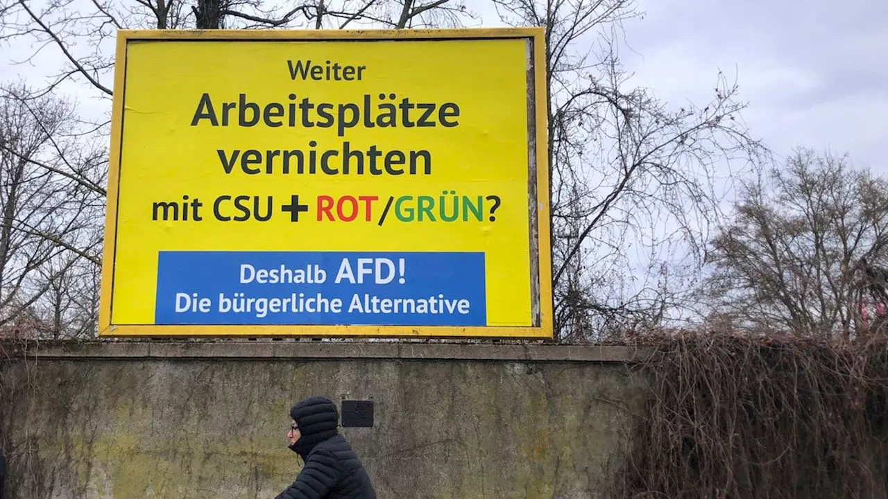 Unmut über Layout und Stil: AfD ist unzufrieden mit Plakatkampagne von österreichischem Spender