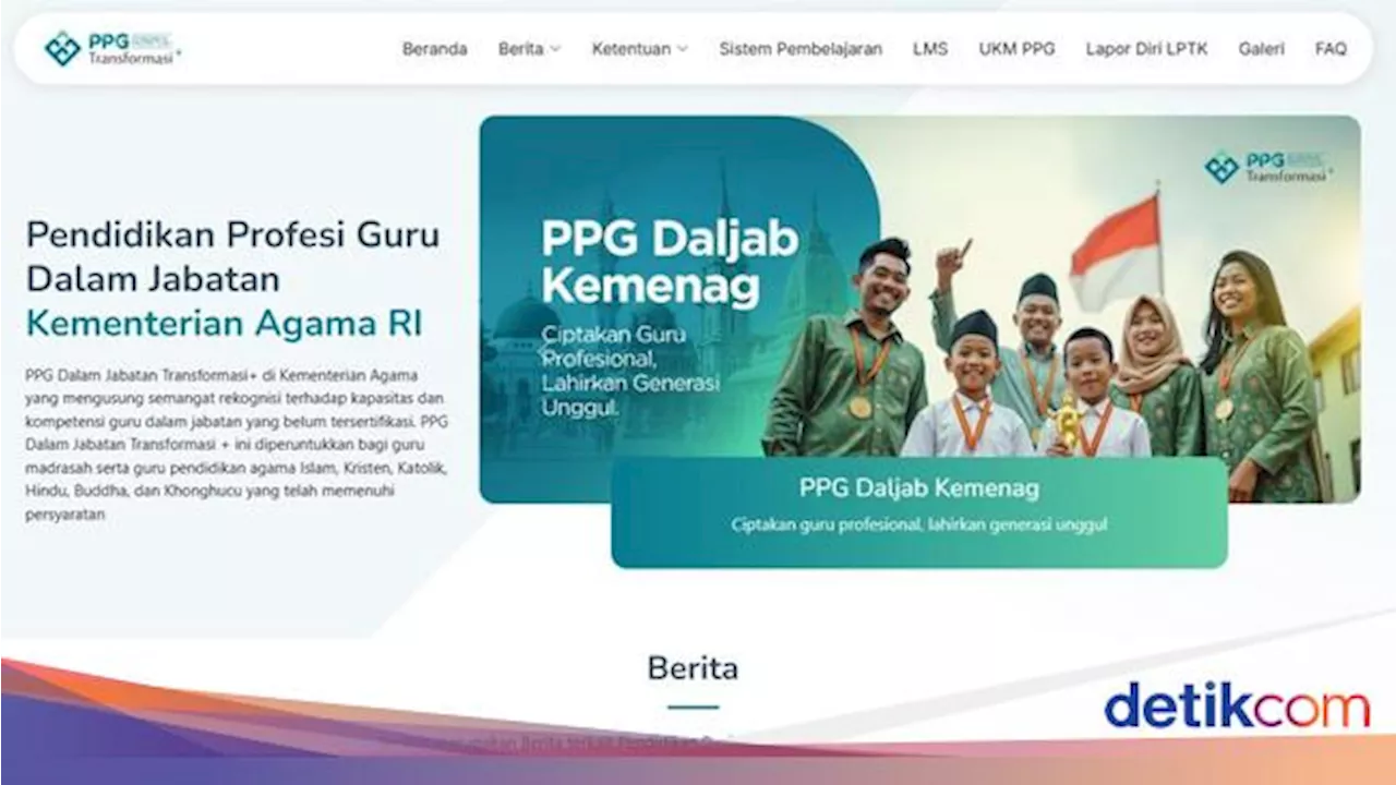 Mau Daftar PPG Daljab Guru Agama 2025? Klik ppg.kemenag.go.id