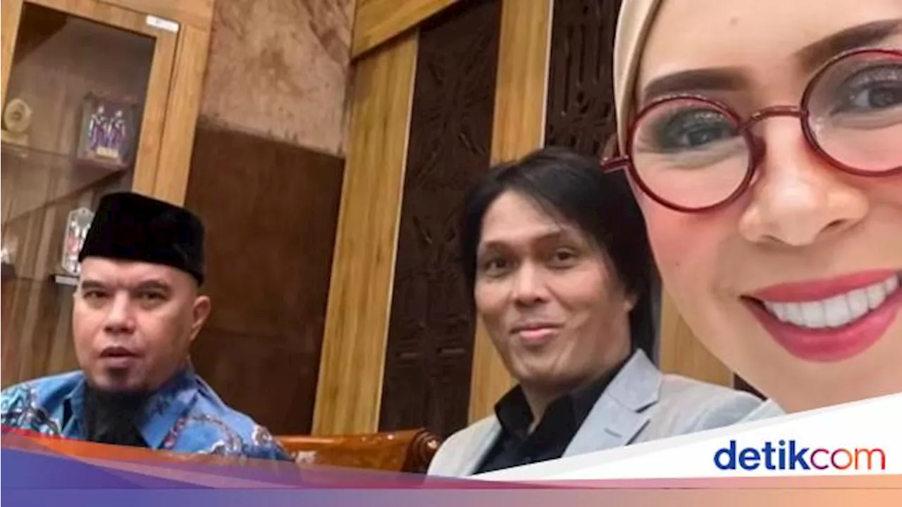 Melly Goeslaw, Ahmad Dhani, dan Once Mekel Berfoto di Kantor DPR, Publik Harap Kolaborasi