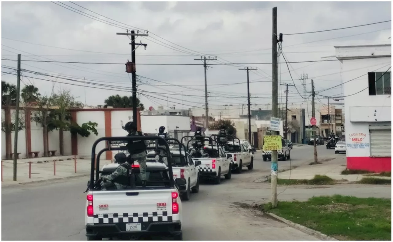 300 elementos de la Guardia Nacional refuerzan seguridad en Matamoros, Tamaulipas