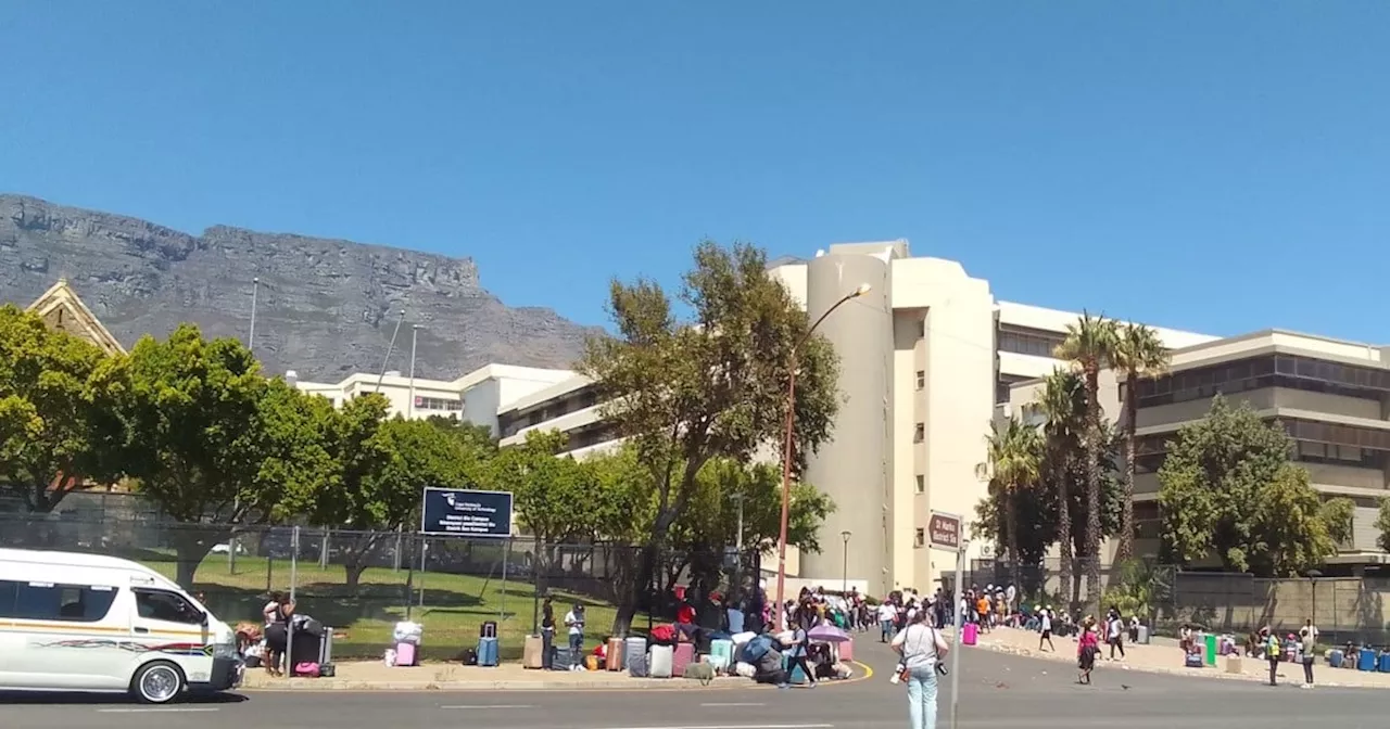 Hundreds of registered CPUT students awaiting housing stranded outside District Six Campus