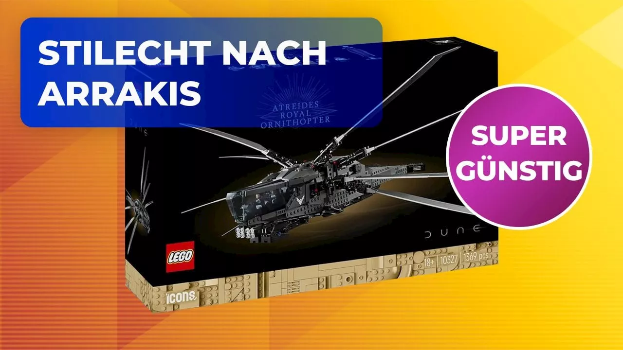 Dieses massive LEGO-Set zu 'Dune' ist in der MediaMarkt-Aktion stark rabattiert