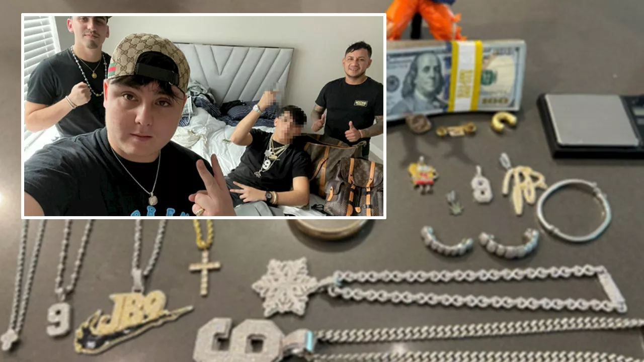 Chilean migrants pose with stolen Joe Burrow diamonds, police say