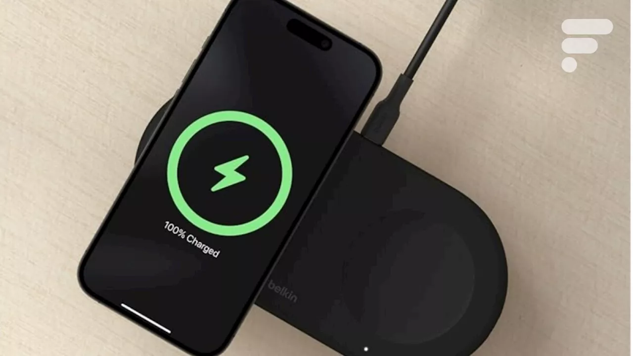 La station de charge Belkin BoostCharge Pro en promotion à 29 euros