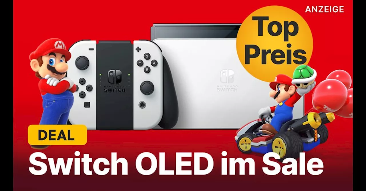 Switch OLED Bundle günstig wie nie: Konsole + Mario-Hit jetzt im MediaMarkt Mehrwertsteuer-Angebot schnappen!