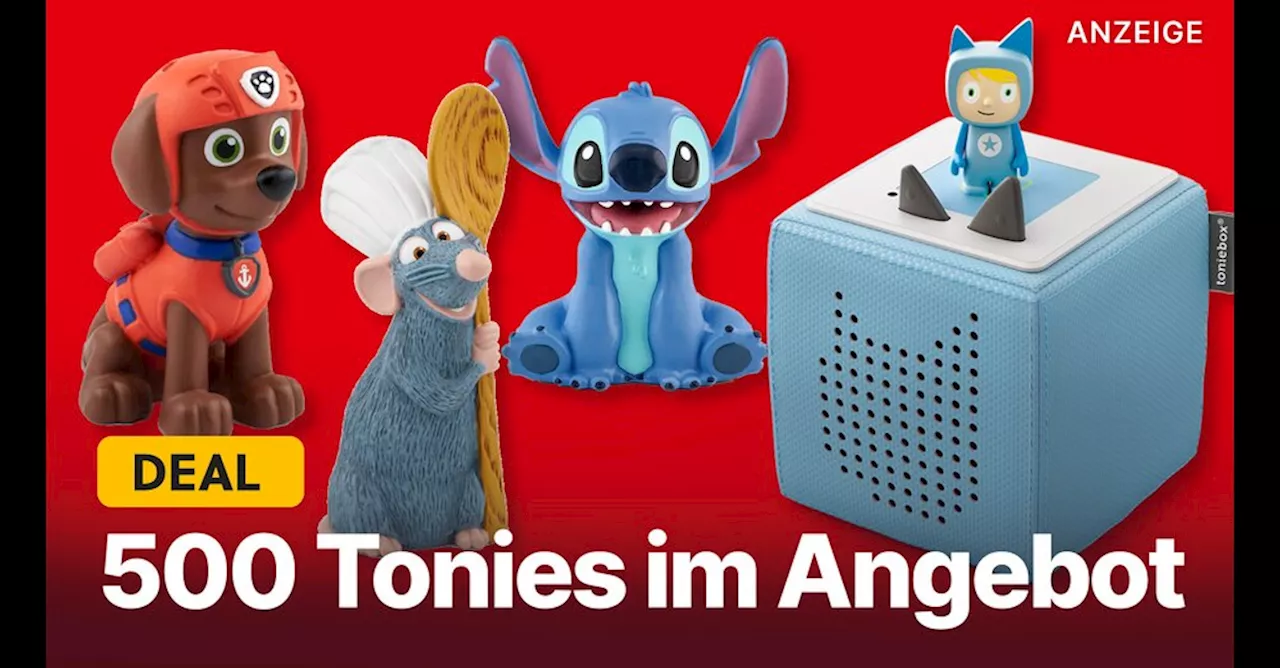 Tonies im Angebot: Jetzt über 500 Tonie-Figuren und Toniebox Startersets günstig schnappen