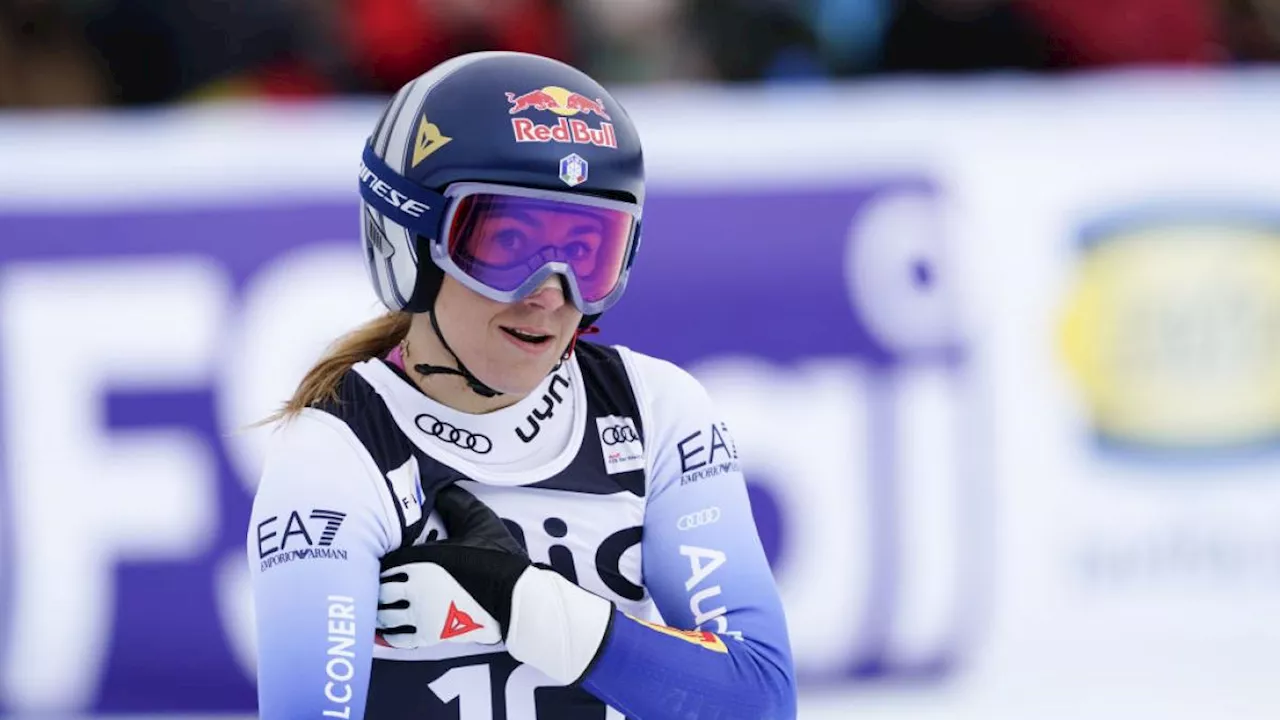 Sofia Goggia si salva da una caduta rocambolesca a Saalbach