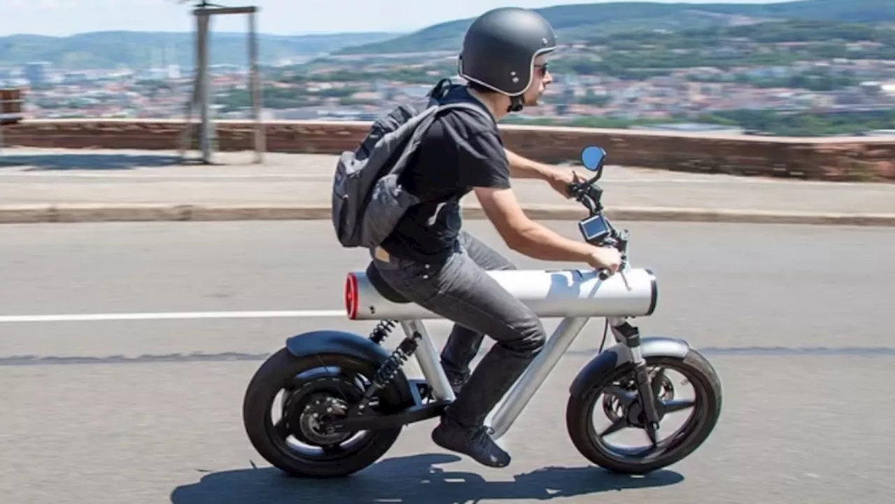 Elektromotorrad Sol Motors Pocket Rocket: Ein Rohr auf Rädern