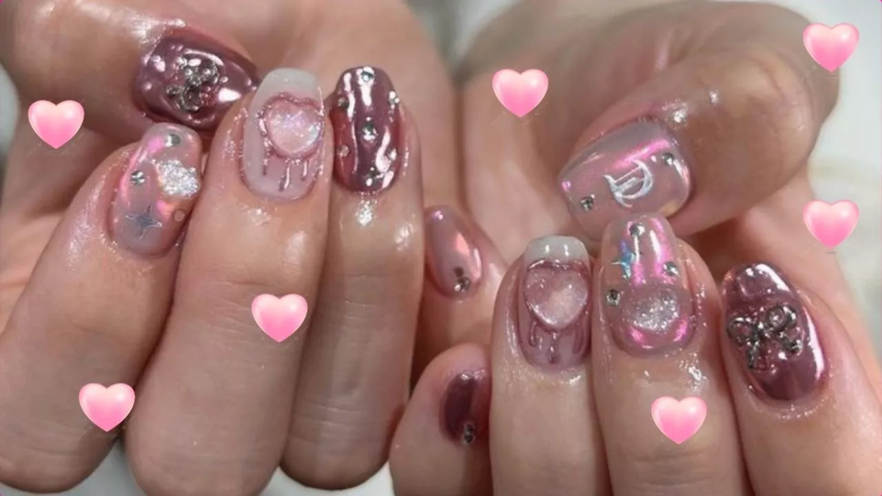 5 Diseños de Uñas Coreanas Elegantes para lucir en San Valentín