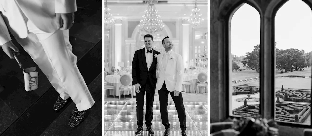 Fernando and Gary's Chic Disco Wedding in Adare Manor