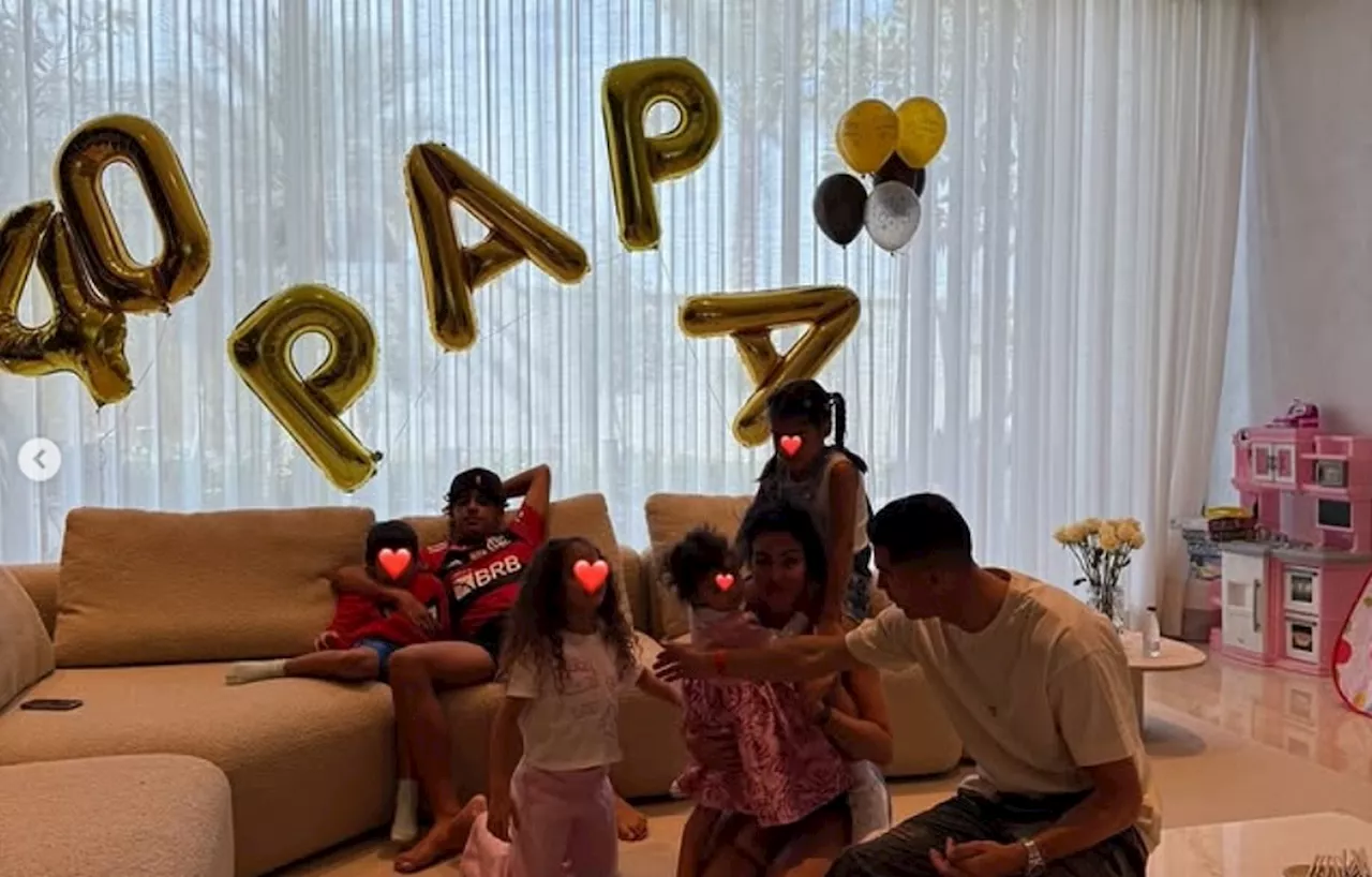 Filho de Cristiano Ronaldo veste camisa do Flamengo no aniversário do pai, gerando curiosidade