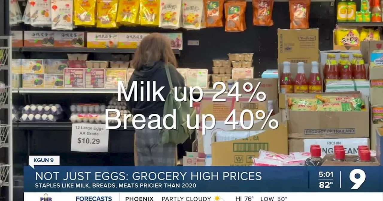 Not just eggs: Prices for groceries high in nearly every aisle