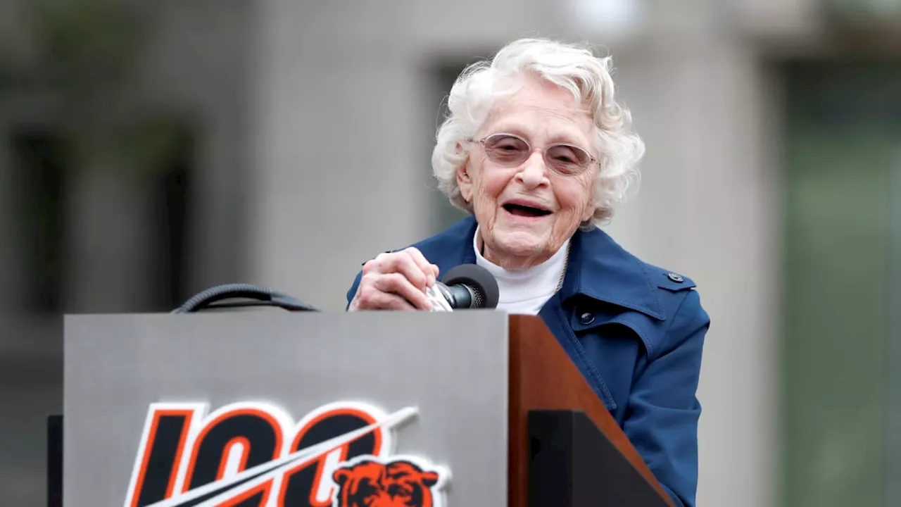 Virginia Halas McCaskey, Chicago Bears Matriarchin, im Alter von 102 Jahren verstorben