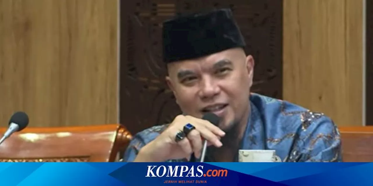 Diminta Nyanyi Saat Rapat DPR, Ahmad Dhani: Saya Bisanya Lagu Madu Tiga