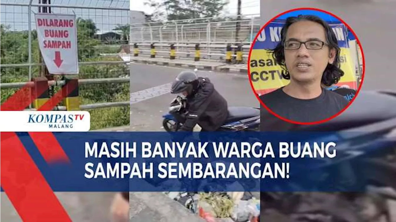 Aksi Warga Jaga Jembatan Gadang Halau Pembuang Sampah Sembarangan!