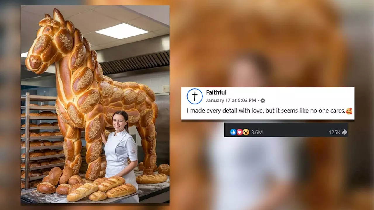 AI-Generated Bread Horse Image Becomes Facebook's Most Popular Post