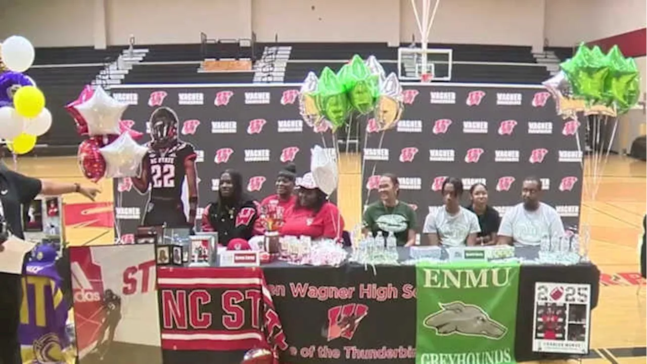 6 Wagner student-athletes make their college signings official