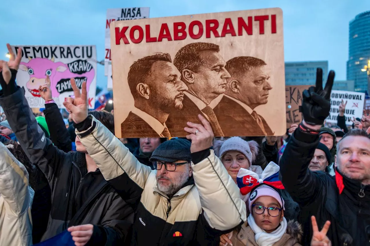 Manifestations en Slovaquie contre le Premier ministre Robert Fico