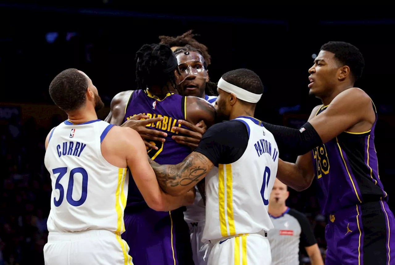 Lakers' Intensity Helps Them Weather Warriors' Physical Push