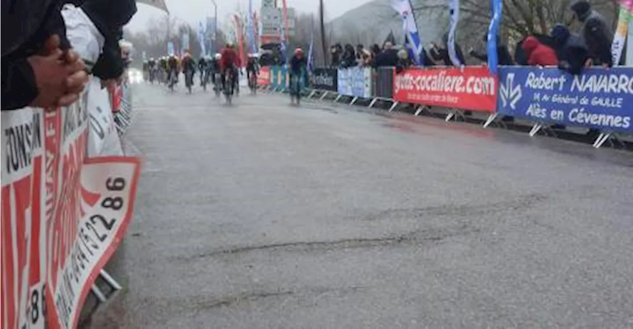  Arnaud De Lie remporte l'étape 3 de l'Étoile de Bessèges, huit équipes abandonnent