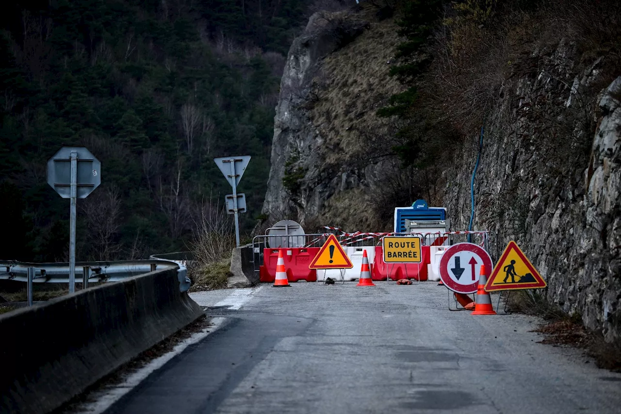 RN90 rouvre après éboulement, trafic s'intensifie vers les 3 Vallées