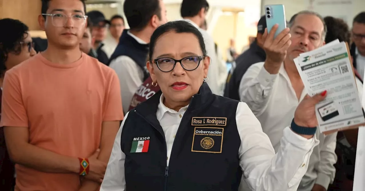 Rosa Icela Rodríguez supervisa centro de atención migrante en Reynosa