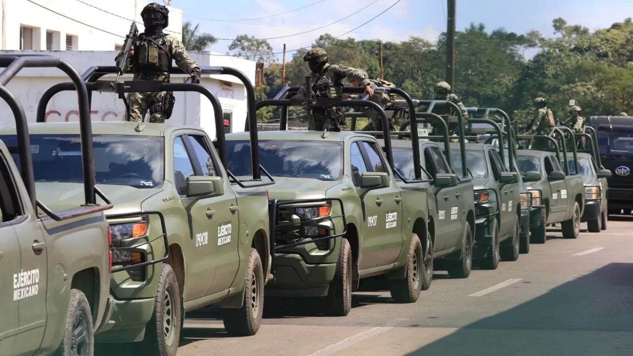 Llegan 300 militares a Tabasco para reforzar la seguridad