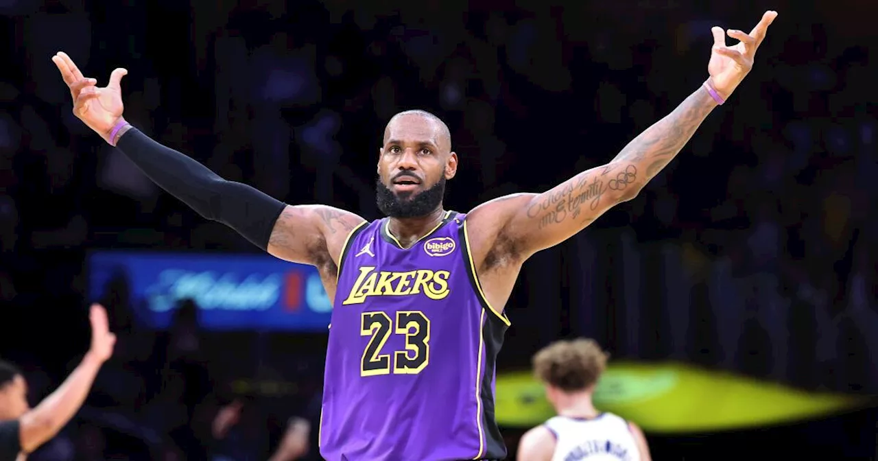 LeBron James Leads Lakers to Dominant Win Over Warriors, Amidst Luka Doncic's Debut Speculation