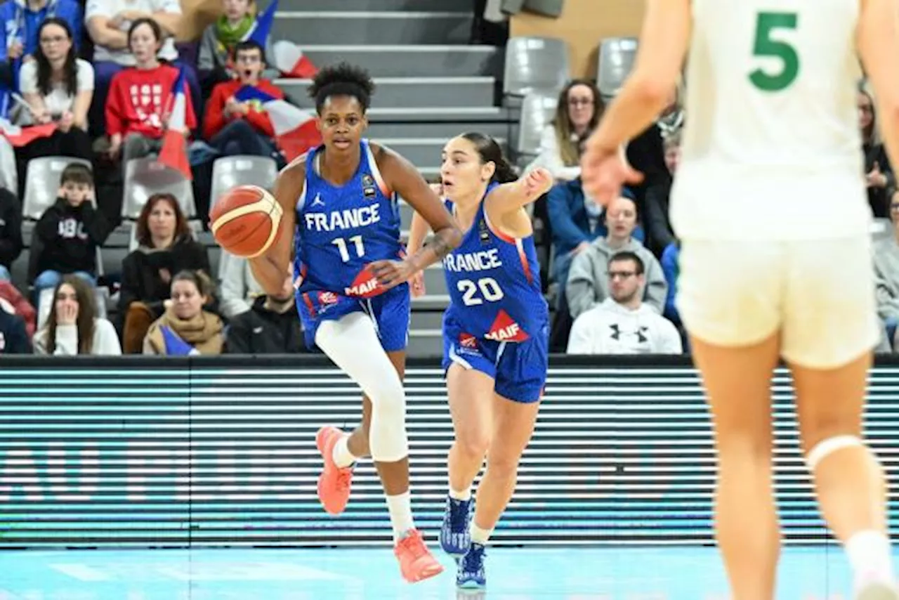 Victoire écrasante de l'équipe de France de basket contre l'Irlande (125-24)