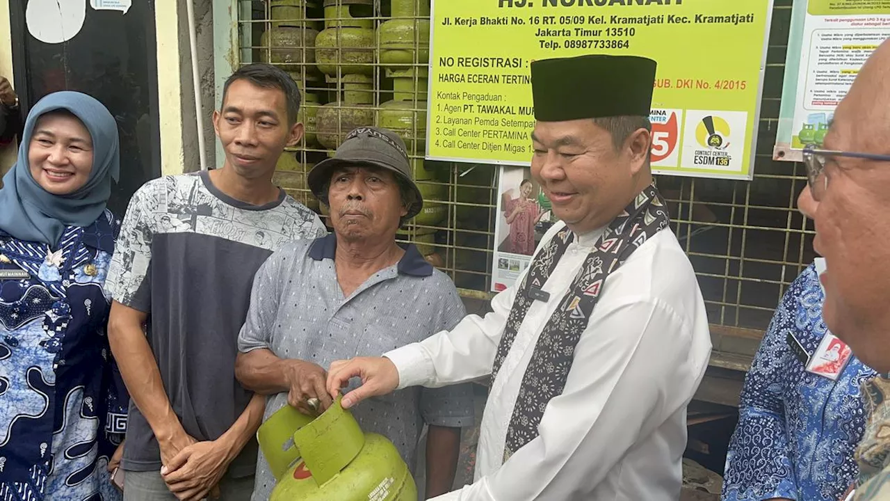 Tinjau Pangkalan LPG 3 Kg di Kramat Jati, Pj Gubernur Jakarta: Sudah Sesuai Harga Eceran Tertinggi