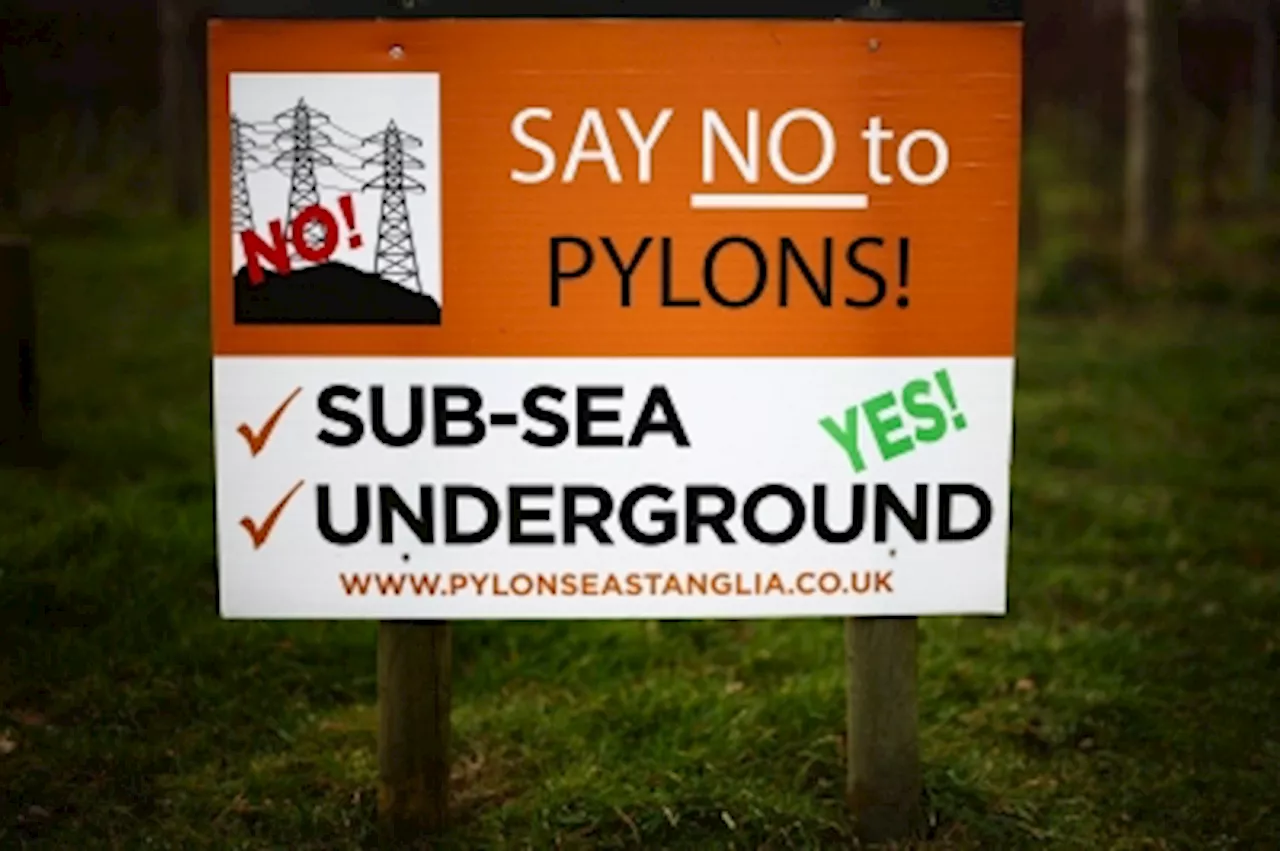 In the English countryside, Witham residents face off against National Grid in ‘very big pylon war’ amid UK’s net zero emissions goal