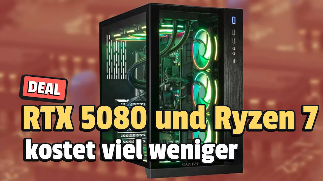 4K Gaming-PC mit RTX 5080 bereits reduziert – inklusive Ryzen 7 7800X3D